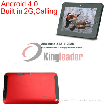 7" Capacitive Allwinner A13 2g Phone Call Tablet PC-A13f